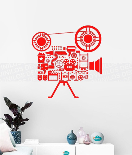 Vinil Decorativo Camara De Cine Super