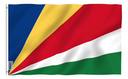 Bandera De Seychelles Anley Fly Breeze De 3 X 5 Pies, Color