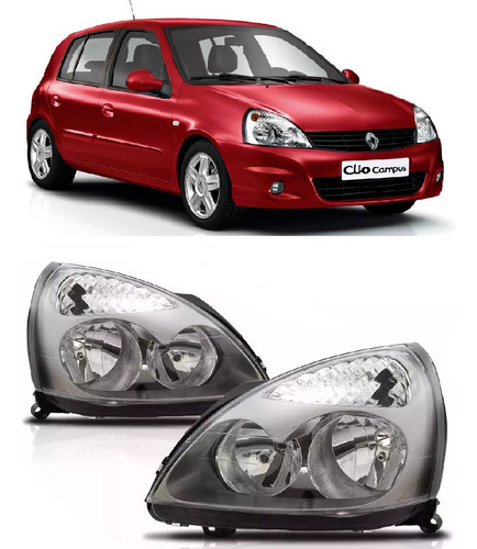 Juego Optica Renault Clio 2 2006 2007 2009 2012 Campus Pack