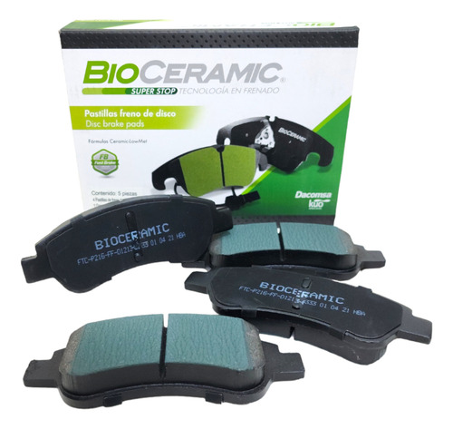 Balatas Delanteras Para Peuge 301 1.6 2013-2022 Bio8333d1213