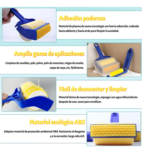 Stick It Roller Limpiador De Pelo De Mascota Reutilizable