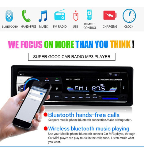 Ac 1 Din Reproductor De Radio For Coche Con Radio Fm