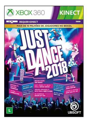 Imagen 1 de 3 de Just Dance 2018 Ubisoft Xbox 360 Digital