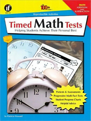 Timed Math Test Addition And Substration Book, De Carson-dellosa. Editorial Carson Dellosa Publishing