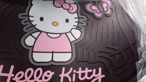 Tapetes Hello Kitty Universales 3p Sintetico Envio Gratis