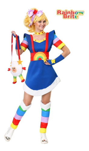 Disfraz De Rainbow Brite Para Damas Envio Gratis