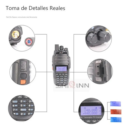 Radios Wokitokis Larga Distancia Vhfuhf Doble Frecuencia 10w