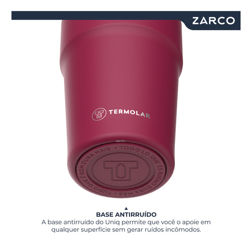 Copo Térmico Original Uniq 380ml Com Tampa Café Chá Termolar
