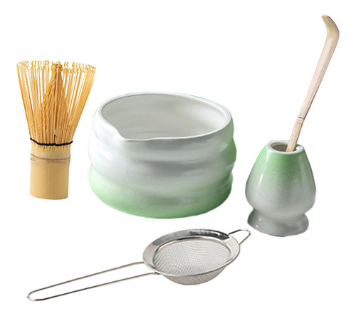 5pcs Juego De Té De Té Japonés Matcha Ceremonial Verde