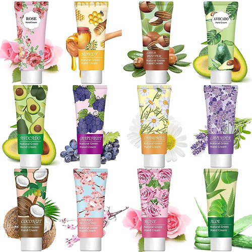 12 Pack Hand Cream Gift Sets Easter Basket Stuffers, Moistur