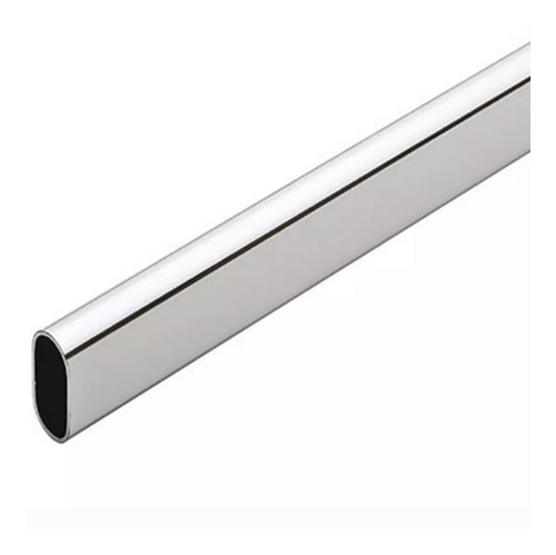 Caño Barral Oval Placard Perchero Corte A Medida +2 Soportes