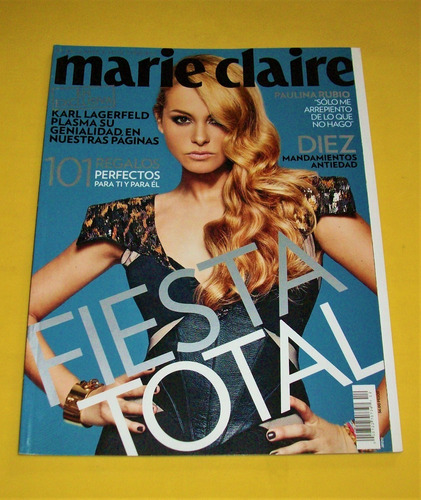 Paulina Rubio Revista Marie Claire Mexico Jon Kortajarena