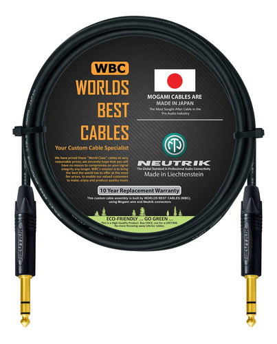 Cable Conexion Trs Equilibrado Hecho Amedida Worlds Best 