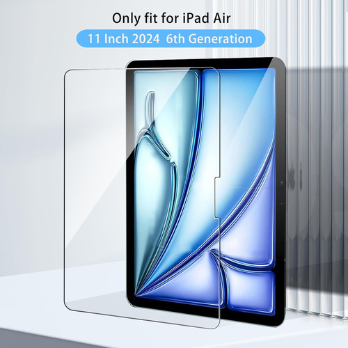 Mica Vidrio Templado Para iPad Air6 11 M2 (2024) A2902 A2903
