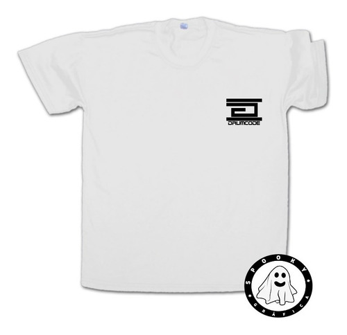 Imagen 2 de 3 de Remera Drumcode Logo Techno
