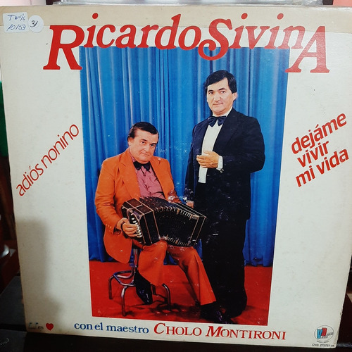 Vinilo Ricardo Sivina Con El Maestro Cholo Montironi T2