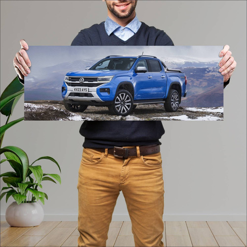 Cuadro 30x80cm Auto 2023 Volkswagen Amarok Avent 31