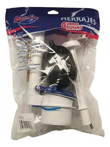 Pack-2-juego Herrajes Para Wc Zero Fugas Fleximatic 2724
