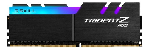 Memória RAM Trident Z RGB color preto  16GB 2 G.Skill F4-3200C16D-16GTZR