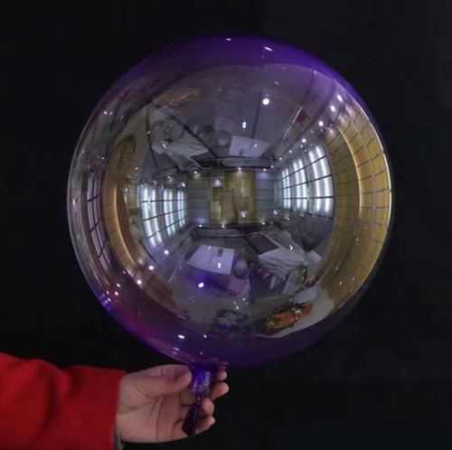 Globo De Burbuja Con Color Esféricos Pvc 18 Infla 40 Cm