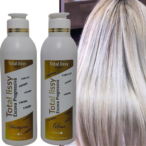 Escova Progressiva Cabelo Liso Salão De Beleza Em Sua Casa