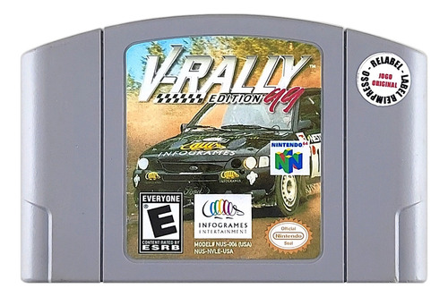 V-rally 99 Original Nintendo 64 N64