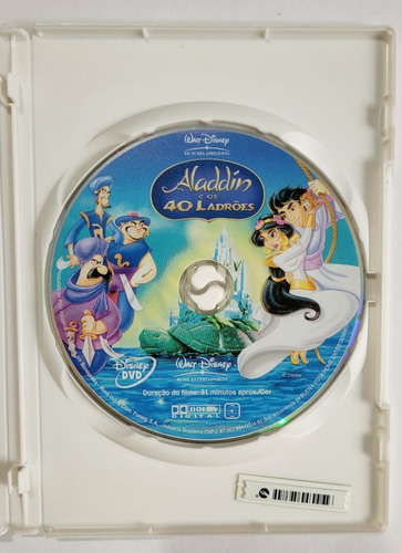 Aladdin E Os 40 Ladrões - Dvd (Usado)