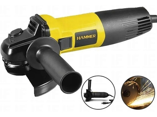 Lixadeira 900w Angular Profissional Hammer Em-900 110v