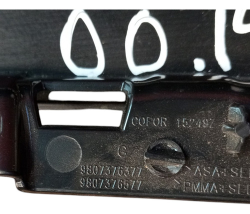 Moldura Coluna Traseira Esquerda Peugeot 208 9807376377 (Usado)