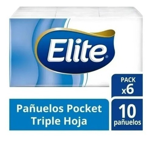 Pañuelo Carilina Elite Descartable - 6 Paquetes X 10 Ud