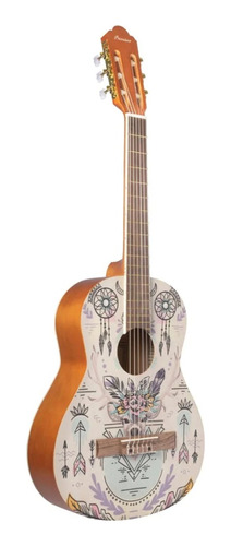 Bamboo Gc-36 Guitarra Criolla Clásica De Estudio 3/4 + Funda