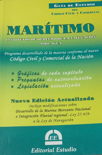 Marítimo. Institutos De Derechos De La Navegación Por Agua. 