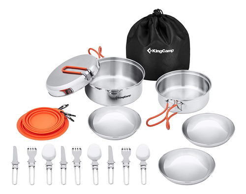 Juego De Utensilios De Cocina Acampar, 25 Piezas, Equip...