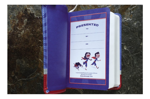 Holy Bible New International Version Super Heroes Backpack