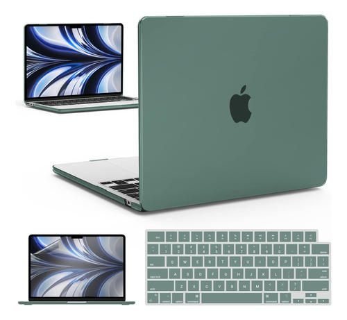 Funda Ibenzer Para Macbook Air 13 M2 + C/teclado Green2