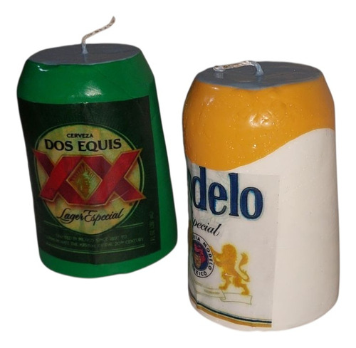 Vela Pastel .:: Lata Bote Cerveza Dos X Modelo V1 ::. C/2