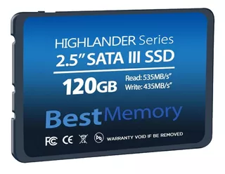 Disco sólido interno Best Memory Highlander Series BTSDA-120G-535 120GB