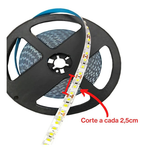 Fita Led Para Espelho 4 Metros C/dupla Face + Fonte Bivolt Cor da luz Branco-quente Tensão de operação 12V 12V