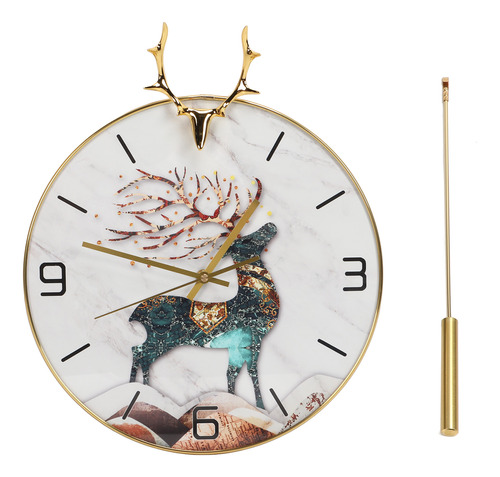 Reloj De Pared Elegante Y Hermoso Diseño De Ciervo Para CoLG