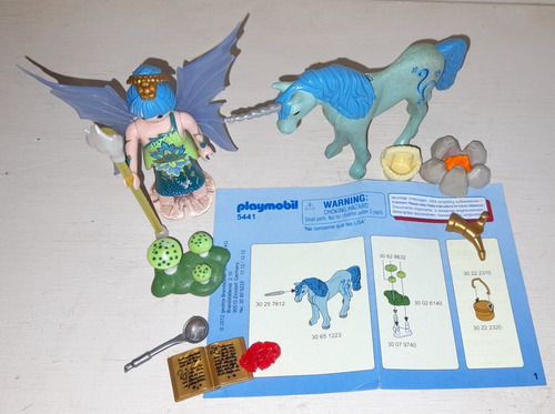 Imagen 2 de 8 de A Playmobil 5441 Hada Con Unicornio Playlgh