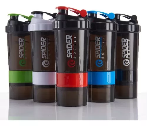 Shaker 3 en 1 Mezclador Batidos Proteina Botella 500ml Gym