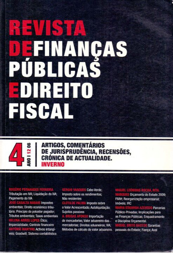 Libro Revista De Financas Publicas Ano I De Almedina Almedi
