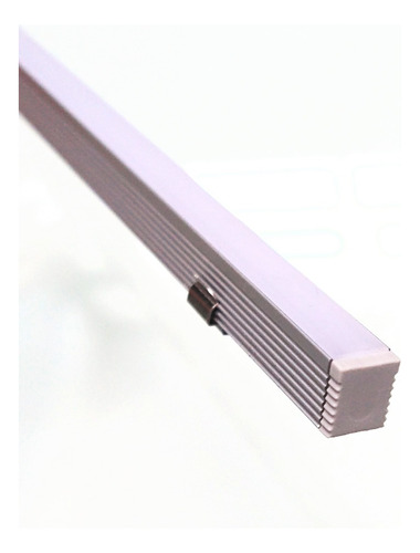 Perfil Aluminio 1cm Muebles Sobreponer Empotrar P/ Tira Led