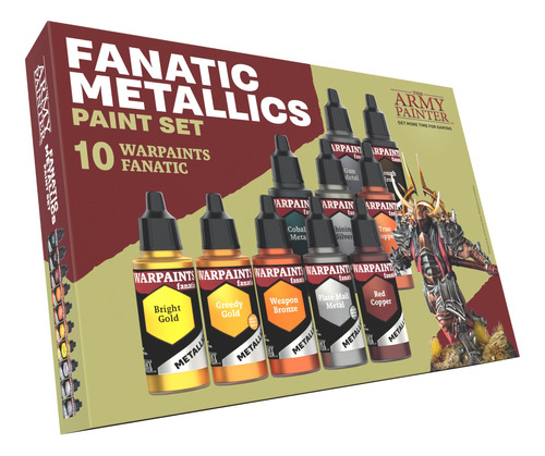 Army Painter Warpaint Set Fanatic Metalico 10 Botes 18ml