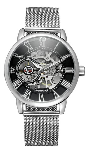 Gosasa Unique Mens Automatic Watch Transparent Watch Dial