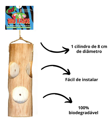 Brinquedo Pássaros Aves - Olé Bird Kabob