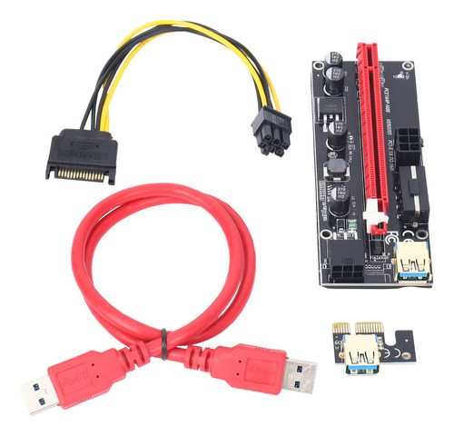 Tarjeta De Extensión Gráfica Ver 009s Pcie Riser De 1x A 16x