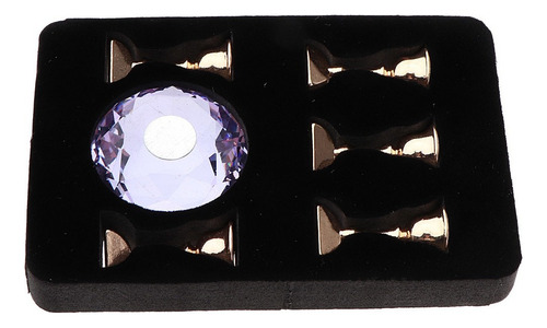 Z 1 Juego Nail Art Tip Stand Stand Base Para Manicura Prácti