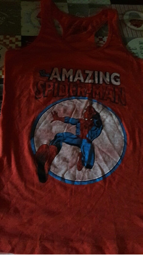 Musculosa Marca Marvel Talle S Spiderman