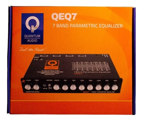 Ecualizador Quantum 7 Bandas Qeq7 7 Volts Max